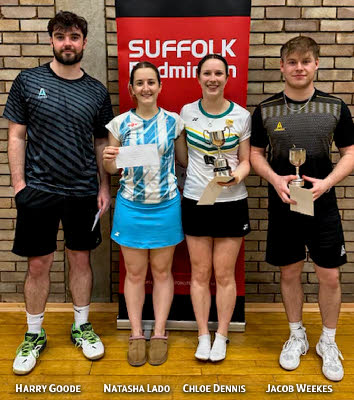 Mixed doubles finalists